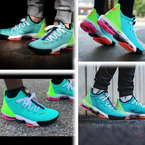 Nike Other - Nike 2019 LeBron 16 Low 'Air Max Trainer 2' in Hyper Jade/TotlOrg Men’s Size 12